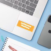 Science Fiction Sticker (Laptop met iPhone)