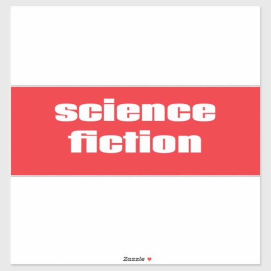 Science Fiction Sticker (Vel)