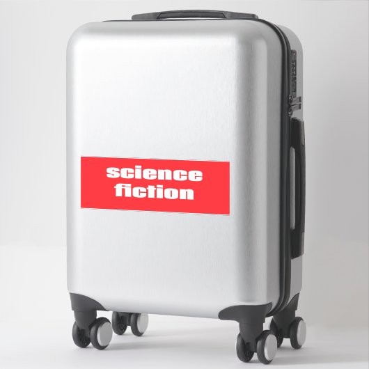 Science Fiction Sticker (Koffer)