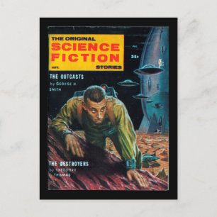 Science Fiction Stories - 1958.09_Pulp Art Briefkaart