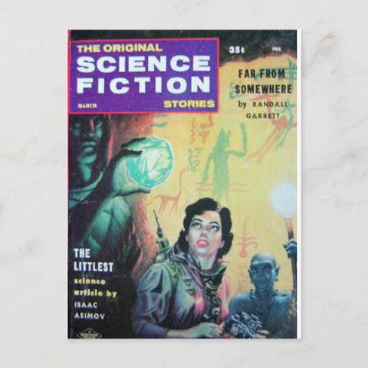 Science Fiction Stories 1 Briefkaart (Voorkant)
