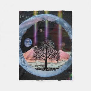Science Fiction Tree of Life Fleece Deken