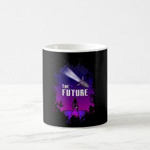 Science Fiction Ufo Space Alien Rocket Funny Gift Koffiemok