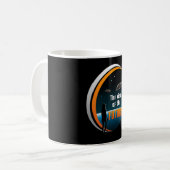 Science Fiction Ufo Space Alien Sci-Fi Funny Gift Koffiemok (Voorkant links)