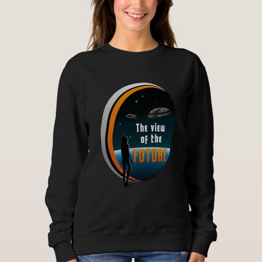 Science Fiction Ufo Space Alien Sci-Fi Funny Gift Trui (Voorkant)