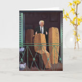 Science Fiction Verjaardag Kaart (Gele Bloem)