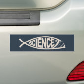 Science Fish II Bumpersticker (Op auto)