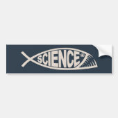 Science Fish II Bumpersticker (Voorkant)