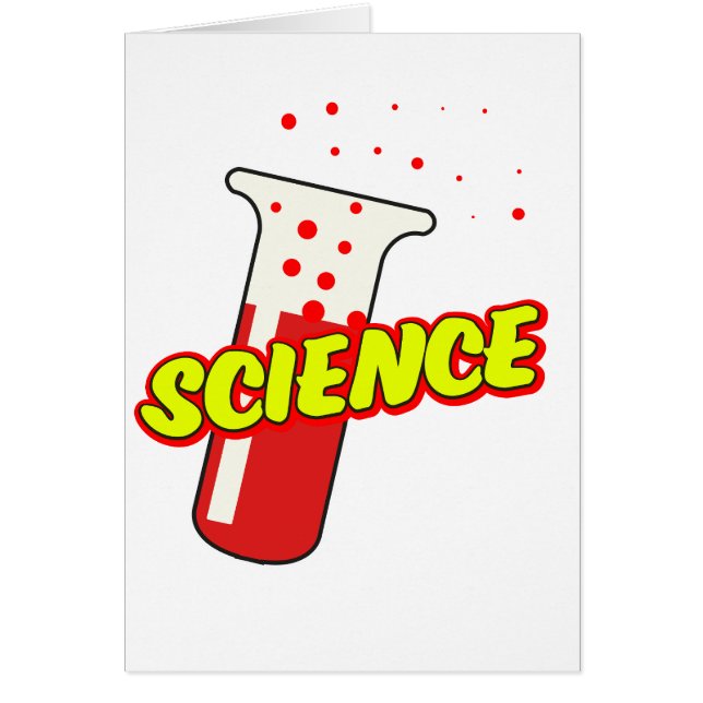 Science Flask Cartoon (Voorkant)