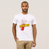 Science Flask Cartoon T-shirt (Voorkant volledig)