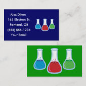 Science Flask Visitekaartjes (Voorkant / Achterkant)