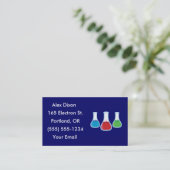 Science Flask Visitekaartjes (Staand voorkant)