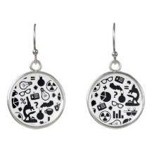 Science for Scientist Pattern (zwart-wit)