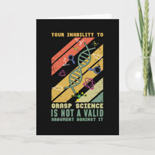 Science Funny Scientist Physics Chemistry Kaart