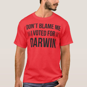 Science Funny stemde voor Darwin Scientist Biology T-shirt