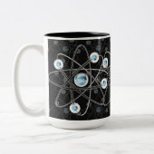 Science Geek Atom Symbool Black Mok (Links)