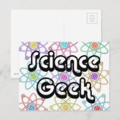Science Geek Briefkaart (Voorkant / Achterkant)