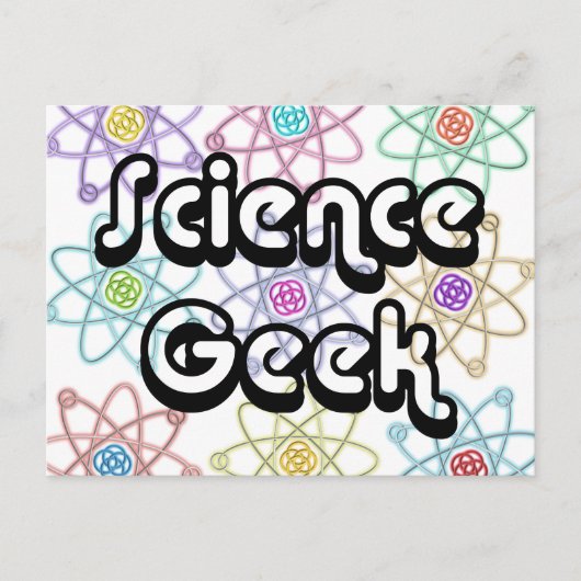 Science Geek Briefkaart (Voorkant)