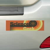 Science Geek Bumpersticker (Op auto)