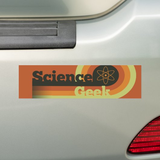 Science Geek Bumpersticker (Op auto)