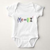 Science Geek Cutie Pie Squared Baby Formule Romper (Voorkant)