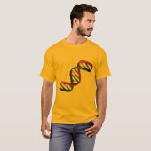 science geek gensequentie dna t-shirt ontwerp (Voorkant volledig)