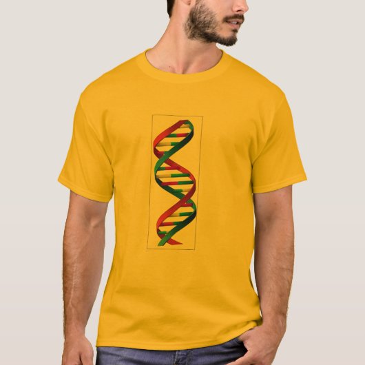 science geek gensequentie gnome dna t-shirt (Voorkant)