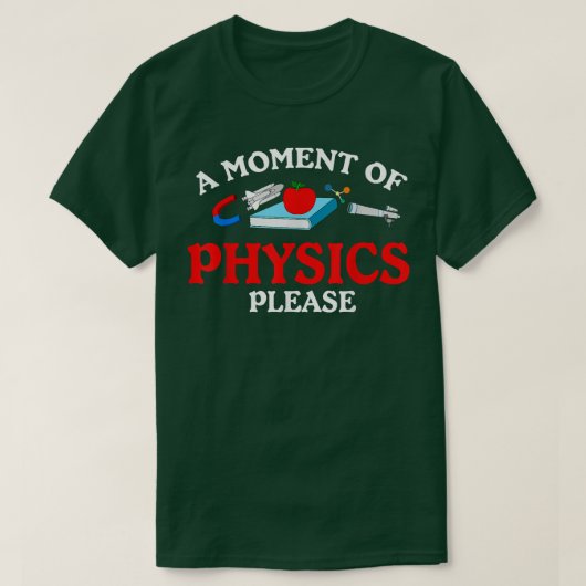 Science Geek Nerd Love Physics T-shirt (Design voorkant)
