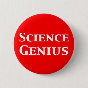 Science Genius Gifts Ronde Button 5,7 Cm