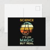 Science Gezegde Magic Real Briefkaart (Voorkant / Achterkant)