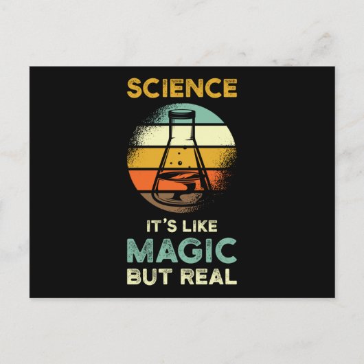 Science Gezegde Magic Real Briefkaart (Voorkant)