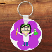 Science Girl Sleutelhanger (Voorkant)