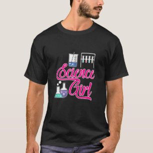Science Girl Stem Biology Chemistry Physics Women T-shirt