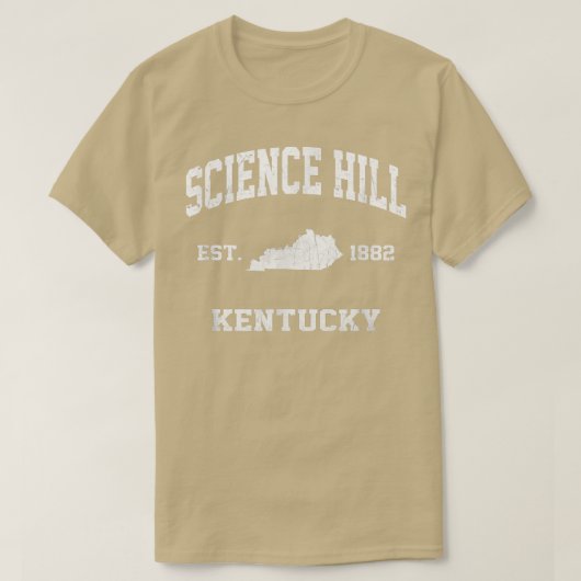 Science Hill Kentucky KY staat Athletic st T-shirt (Design voorkant)