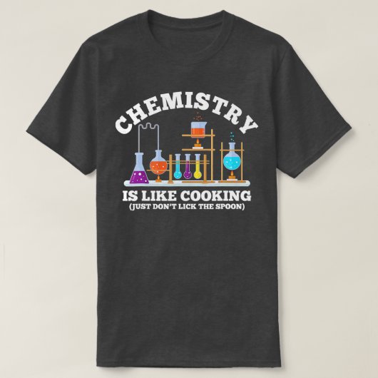Science Humor Chemistry is als een kookpot T-shirt (Design voorkant)