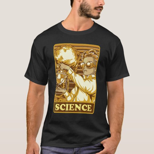 Science Humor Nuclear Explosion Blast Physics Vin T-shirt (Voorkant)
