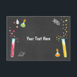 Science Insert card Science Party Experiment RSVP Kaartje<br><div class="desc">Een prachtige manier om wat extra informatie aan uw uitnodiging toe te voegen! Wetenschapsthema.</div>