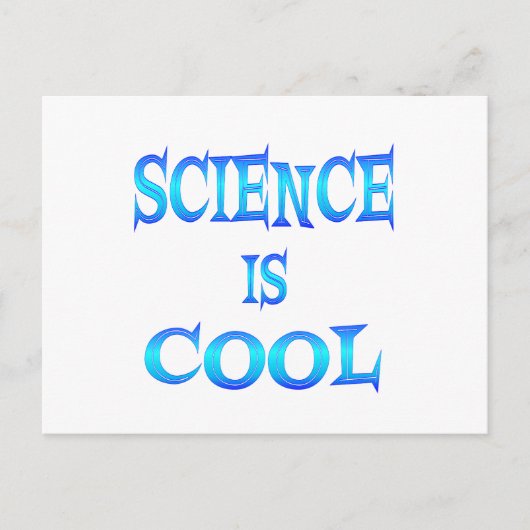 Science is Cool Briefkaart (Voorkant)