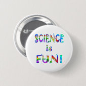 Science is Fun Ronde Button 5,7 Cm (Voorkant /achterkant)
