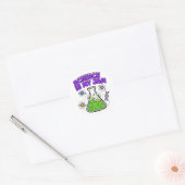 Science Is My Jam Lab Fun Ronde Sticker (Envelop)