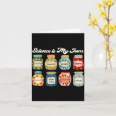 Science Is My Jam Teacher Shirt Stem Student Educa Kaart (Gele Bloem)