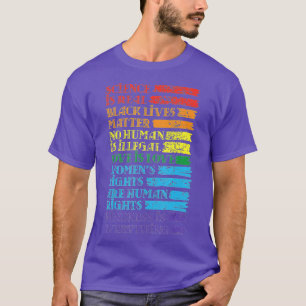 Science is Real Black Lives Matter Pride Month T-shirt