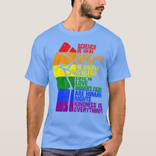 Science is Real Black Lives Matter Pride Month T-shirt