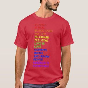 Science is Real Black Lives Matter Pride Month T-shirt