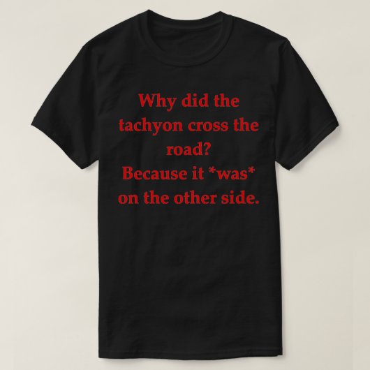 Science Joke 31 T-shirt (Design voorkant)