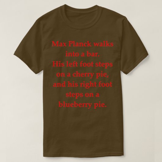 Science Joke 79 T-shirt (Design voorkant)