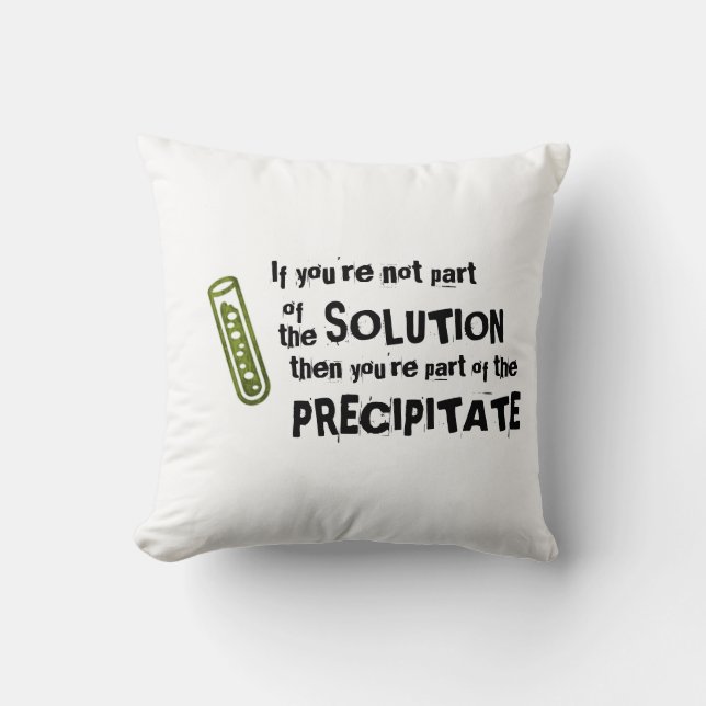 Science Joke Pillow Kussen (Voorkant)