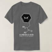 Science Jokes A-Mean-O Acid Science Lover Geek Pre T-shirt (Design voorkant)