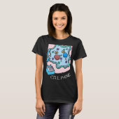 Science Jokes Cell Phone Biology Chemi T-shirt (Voorkant volledig)