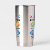 Science keeps you curious geïsoleerde drinkbeker (Links)